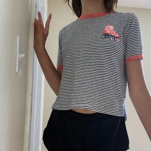 Roller skate cropped top